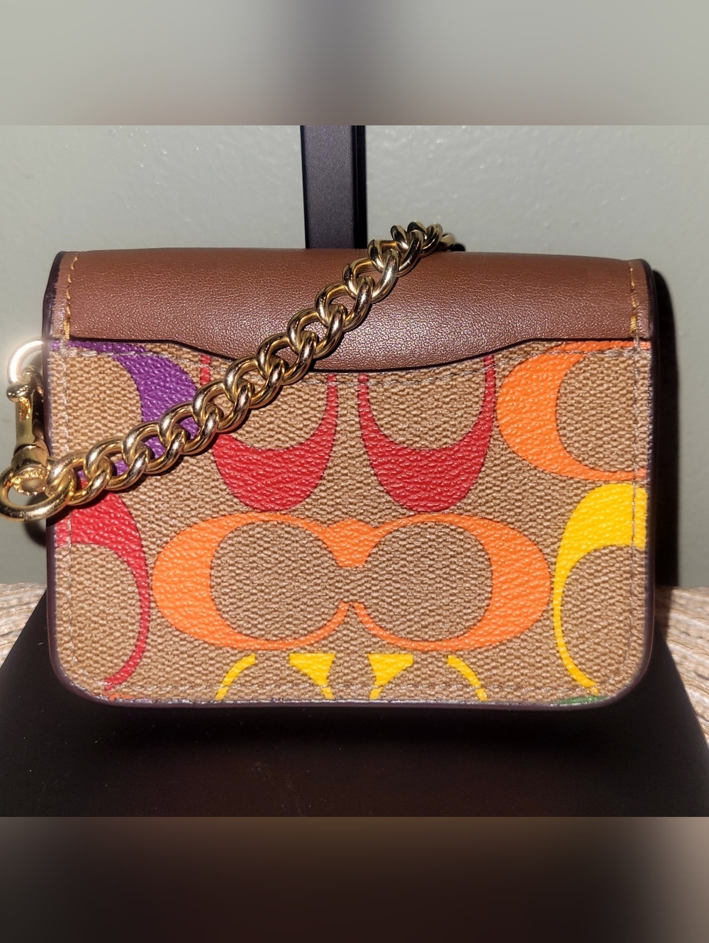 Coach Pride Poppy Card Holder - Picture 2 of 5